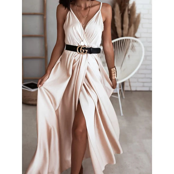 Goddess Dress Beige