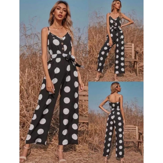 Dotty Overall Black