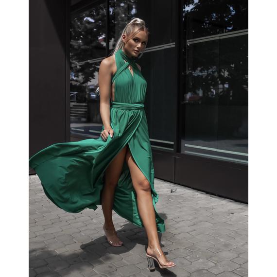Aphrodite Infinity Dress Emerald